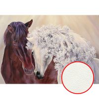 Фреска Ortograf Животные 8203 Фактура флок FLK Флизелин (2,3*1,6) Белый/Коричневый, Животные/Живопись арт-8203 (флок FLK) — фото 1, Фрески