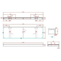 Столешница под раковину Boheme Armadi Art Flat 160 869-160-CLCT Белый мрамор — фото 5, Раковины