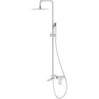 Душевая система Boheme Q 148-WCR.2 Белая Хром — фото 1, Душевое оборудование. Душевая программа