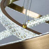 Люстра Artelamp Orione Прозрачная Полированная медь арт-A2182SP-160PB — фото 4, Люстры