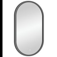 Зеркало Континент Prime 450х800 ЗЛП1079 с подсветкой Серое с сенсорным выключателем — фото 2, Зеркала в ванную комнату