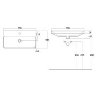 Товар: Тумба с раковиной Brevita Victory 70 УТ000023621 Серый шелк - фото 9 Тумба с раковиной Brevita Victory 70 УТ000023621 Серый шелк — фото 9, Мебель для ванной