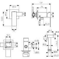Товар: Гигиенический душ со смесителем Kaiser Sonat 34777 Хром - фото 3 Гигиенический душ со смесителем Kaiser Sonat 34777 Хром — фото 3, Душевое оборудование. Душевая программа