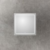 Зеркало BelBagno Kraft 90 SPC-KRAFT-900-800-LED-TCH-WARM с подсветкой Сатин с сенсорным выключателем и подогревом — фото 3, Зеркала в ванную комнату