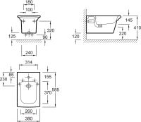 Биде Jacob Delafon Stillness E1304-00 подвесное Белое — фото 9, Биде