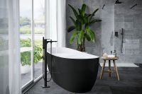 Смеситель для ванны Excellent Keria AREX.2055BL Черный — фото 2, Смесители