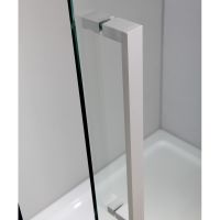 Душевой уголок Black&White Stellar Wind S208 90х120 2089012 профиль Серебристый хром стекло прозрачное — фото 5, Душевые уголки