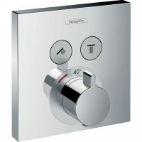 Смеситель для душа Hansgrohe ShowerSelect 15763000 с термостатом Хром — фото 1, Смеситель для душа