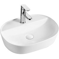 Раковина WeltWasser Elbach 2202 50 10000003824 Белый глянец — фото 1, Раковины накладные