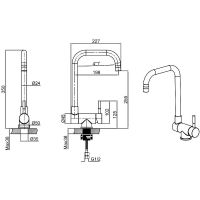 Смеситель для кухни Allen Brau Fenster 5.60004-BN Никель брашированный — фото 17, Смесители для кухни