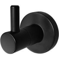 Крючок Altasan Камила КМ10ЧМ Черный матовый — фото 1, Крючки для полотенец