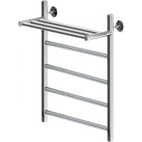 Водяной полотенцесушитель Aquanet Mauro 60x40 282319 с полкой Хром — фото 1, Водяные полотенцесушители