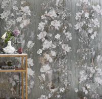 Панно Marburg Crush Motion 63397 Винил на флизелине (0,7*2,7) Серый, Цветы — фото 3, Обои для стен