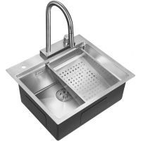 Кухонная мойка Milacio Denia 57 MC.77400 Нержавеющая сталь — фото 1, Кухонные мойки