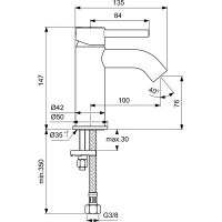 Товар: Смеситель для раковины Ideal Standard Ceraline BC268AA Хром - фото 5 Смеситель для раковины Ideal Standard Ceraline BC268AA Хром — фото 5, Смесители для раковины