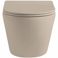 Товар: Унитаз Vincea Globo VT1-14SMC подвесной Капучино матовый с сиденьем Микролифт - фото 2 Унитаз Vincea Globo VT1-14SMC подвесной Капучино матовый с сиденьем Микролифт — фото 2, Подвесные унитазы