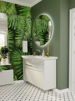 Товар: Тумба под раковину 1MarKa Lina New 105Н У94492 Белый глянец - фото 3 Тумба под раковину 1MarKa Lina New 105Н У94492 Белый глянец — фото 3, Мебель для ванной