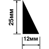 Молдинг HIWOOD TR25 2700x25x12 мм — фото 2, Молдинги
