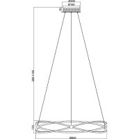 Товар: Подвесной светильник Maytoni Modern Weave MOD062PL-L56CH3K Никель - фото 3 Подвесной светильник Maytoni Modern Weave MOD062PL-L56CH3K Никель — фото 3, Подвесные светильники