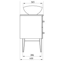 Товар: Тумба под раковину ASB-Woodline Каталина 80 White 12097 Белая - фото 15 Тумба под раковину ASB-Woodline Каталина 80 White 12097 Белая — фото 15, Мебель для ванной