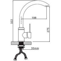 Товар: Смеситель для кухни Gappo G4099 Нержавеющая сталь - фото 13 Смеситель для кухни Gappo G4099 Нержавеющая сталь — фото 13, Смесители для кухни