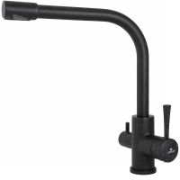 Смеситель для кухни Kaiser Merkur 26044-12 Черный мрамор — фото 1, Смесители