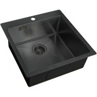 Кухонная мойка ZorG Light Grafit ZL R 510510 GRAFIT Графит — фото 1, Кухонные мойки