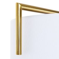 Торшер Artelamp Aperol A5031PN-1PB Белый Полированная медь — фото 2, Торшеры