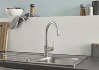 Кухонная мойка со смесителем Grohe K200 31562SD1 Нержавеющая сталь — фото 5, Кухонные мойки