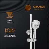 Товар: Душевая система Orange T02S4-912cr Хром - фото 11 Душевая система Orange T02S4-912cr Хром — фото 11, Душевые стойки