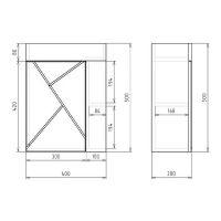 Тумба под раковину Бриклаер Кристалл 40 4627125416057 подвесная Белая — фото 8, Мебель для ванной