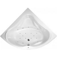 Акриловая ванна Excellent Konsul 150x150 WAEX.KON15.RELAX.CR с гидромассажем — фото 1, Ванны