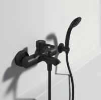 Смеситель для ванны Ideal Standard Ceraline Черный шелк арт-BC270XG — фото 6, Смеситель для ванны