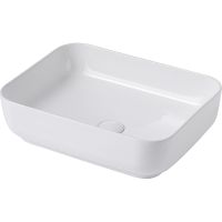 Раковина-чаша Abber Rechteck 50 AC2202 Белая — фото 1, Раковины накладные