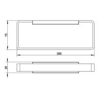 Товар: Полотенцедержатель Whitecross Cubo black CU2458BL Черный матовый - фото 2 Полотенцедержатель Whitecross Cubo black CU2458BL Черный матовый — фото 2, Полотенцедержатели