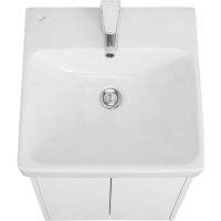 Тумба под раковину Aquaton Сканди Doors 45 1A278701SD010 Белая — фото 5, Тумбы под раковину