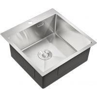 Кухонная мойка Milacio Denia 51 MC.77480 Нержавеющая сталь — фото 1, Кухонные мойки