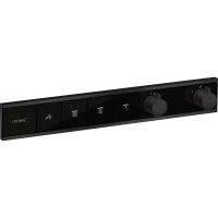 Товар: Смеситель для душа Hansgrohe RainSelect 15382670 с термостатом Черный матовый - фото 1 Смеситель для душа Hansgrohe RainSelect 15382670 с термостатом Черный матовый — фото 1, Смеситель для душа