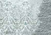 Фреска Ortograf Splendo 31704 Фактура бархат FX Флизелин (4*2,7) Серый/Голубой, Вензель/Кирпич арт-31704 (бархат FX) — фото 2, Фрески