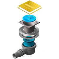 Душевой трап Pestan Confluo Standard 13000140 с решеткой — фото 1, Трапы для душа