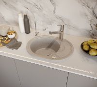 Товар: Кухонная мойка Domaci Бьелла DMC-18K DMC-18K-310 Серая - фото 2 Кухонная мойка Domaci Бьелла DMC-18K DMC-18K-310 Серая — фото 2, Кухонные мойки