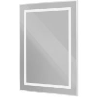 Зеркало BelBagno Kraft 50 SPC-KRAFT-500-800-SENS-AL с подсветкой Сатин с сенсорным выключателем — фото 2, Зеркала в ванную комнату