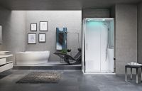 Душевая кабина Novellini Eon 120х80 R EON2P129DT1F-1AK с гидромассажем — фото 2, Душевые кабины