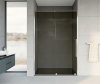 Душевая дверь Vincea Arno 120 VPS-1A120CG профиль Хром стекло тонированное — фото 4, Душевые двери в нишу