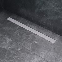 Душевой лоток AM.PM PrimeFlow 80 с решеткой Хром матовый / под плитку Tile арт-W02SC-U11-080-04SB — фото 8, Душевые лотки