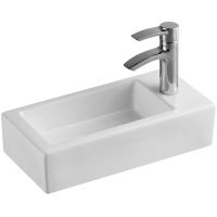 Раковина WeltWasser Aisbach 5092 R 37 10000003873 Белый глянец — фото 1, Мини-раковины