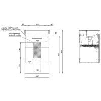 Товар: Тумба под раковину Aquanet Ирис new 50 310147 подвесная Белый глянец - фото 28 Тумба под раковину Aquanet Ирис new 50 310147 подвесная Белый глянец — фото 28, Мебель для ванной