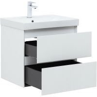 Товар: Тумба под раковину Aquanet Альтера 60 337154 подвесная Белая матовая - фото 5 Тумба под раковину Aquanet Альтера 60 337154 подвесная Белая матовая — фото 5, Мебель для ванной