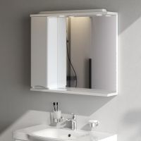 Товар: Зеркало со шкафом AM.PM Like 80 L M80MPL0801WG с подсветкой Белый - фото 4 Зеркало со шкафом AM.PM Like 80 L M80MPL0801WG с подсветкой Белый — фото 4, Мебель для ванной