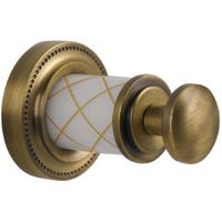 Крючок Boheme Murano 10906-W-BR Бронза — фото 1, Крючки для полотенец